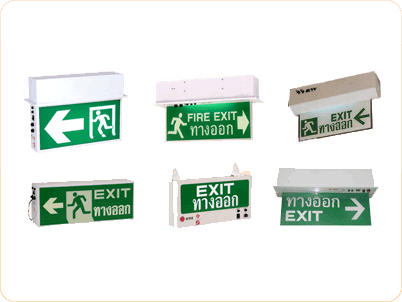 ป้ายไฟทางออก exit sunny ซันนี่