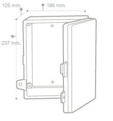 ตู้กันน้ำพลาสติก NANO-22W