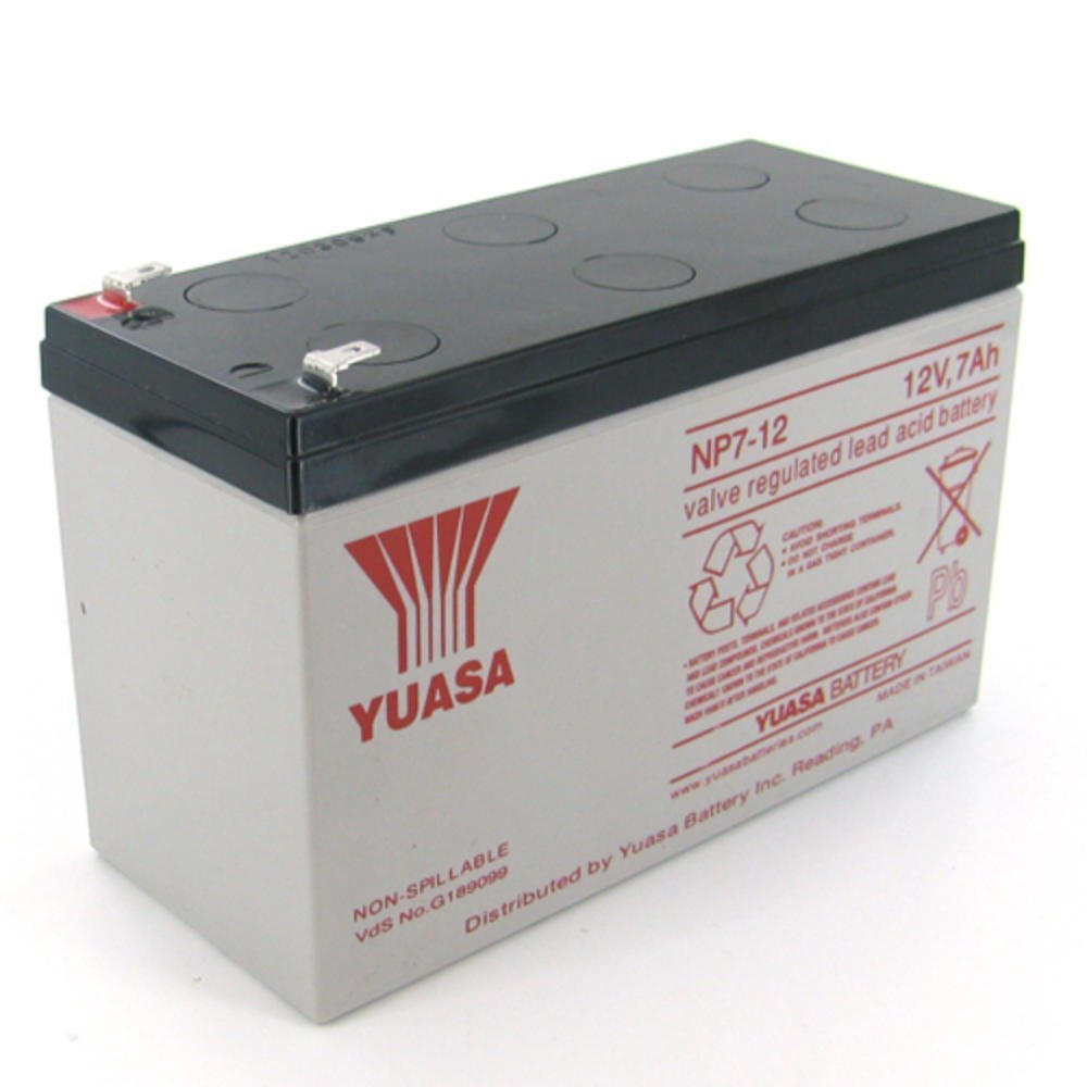 แบตเตอรี่ แห้ง 12v ไฟฉุกเฉิน yuasa np7-12